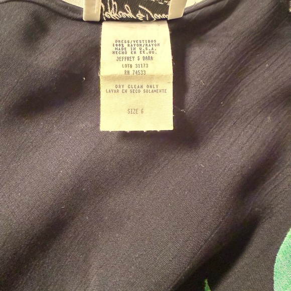 Jeffrey & Dara Black Maxi Dress with Red Floral Print - Picture 8 of 8